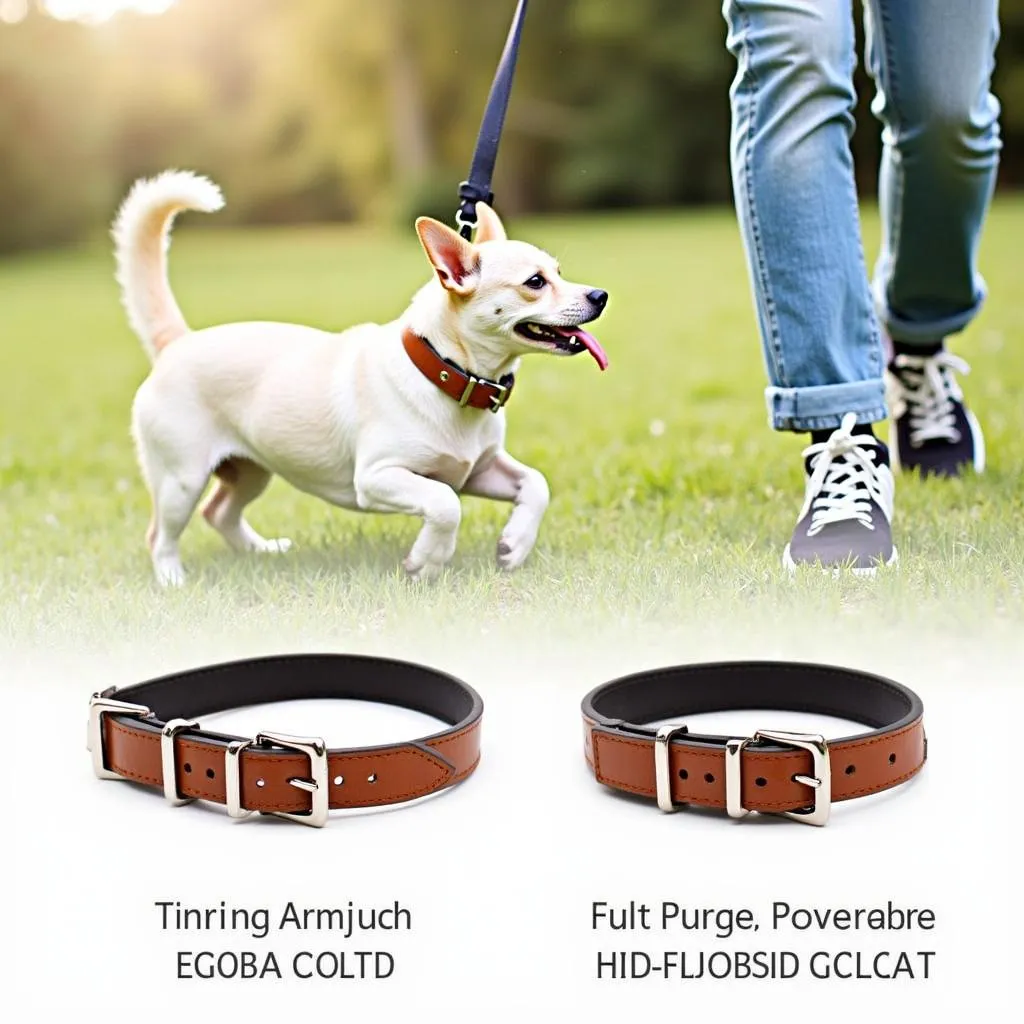 Adjustable Martingale Dog Collar