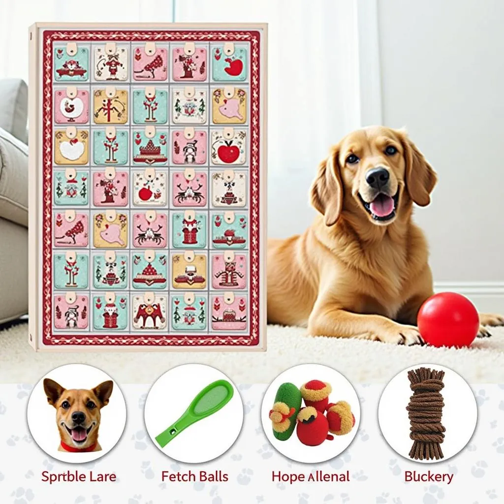 Dog Advent Calendar 2023 Filled with Toys - Perfect for Interactive Play