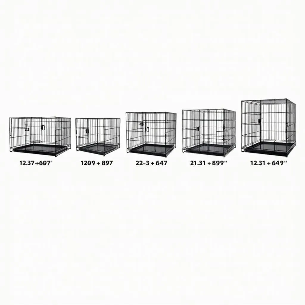 Aluminum dog crate sizes for dogs of various breeds