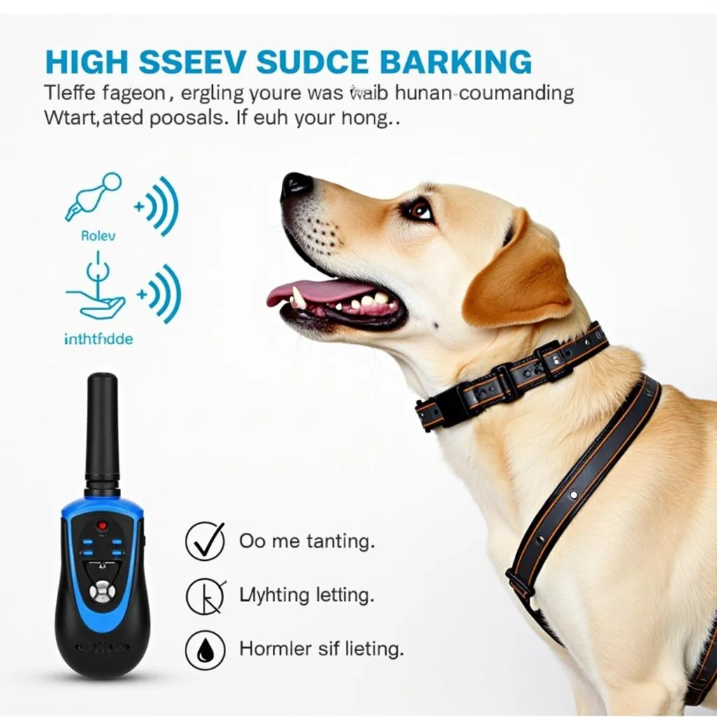 Anti-Bark Collar with Ultrasonic Technology for Dogs