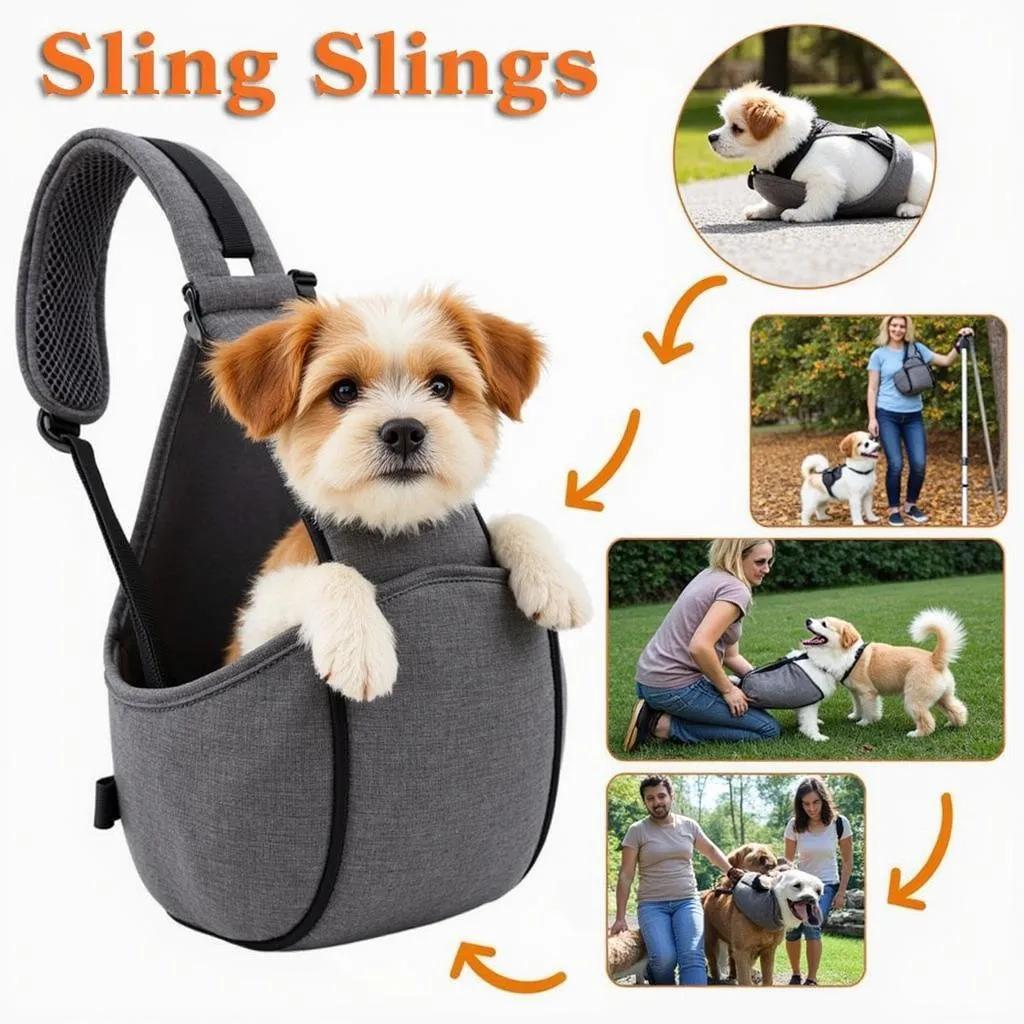 Dog Sling Carrier Back Position