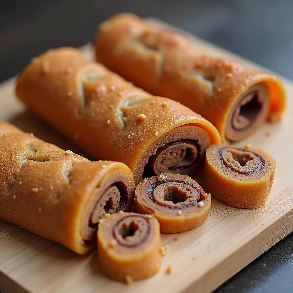 High-quality beef cheek roll for dogs available in Hanoi