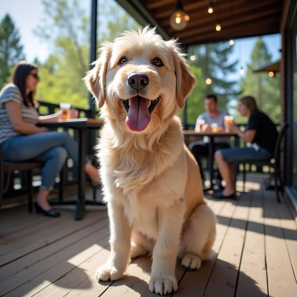 Bend Oregon dog friendly restaurants patio cafe dog