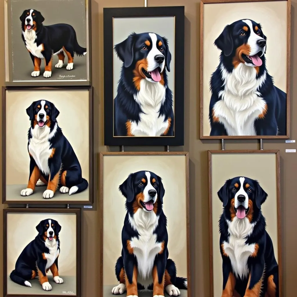 Bernese Mountain Dog Art Gallery