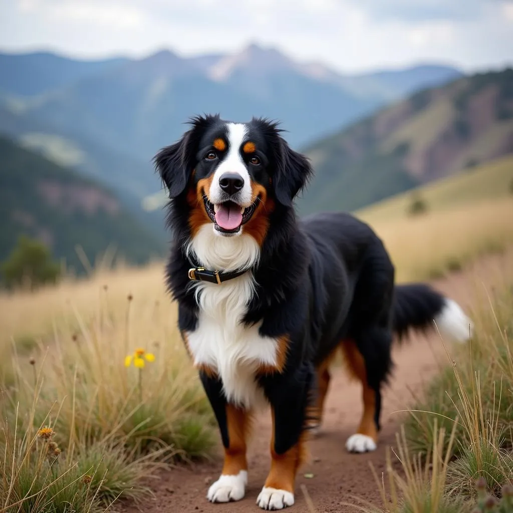 Bernese Mountain Dog Hiking Trail Utah