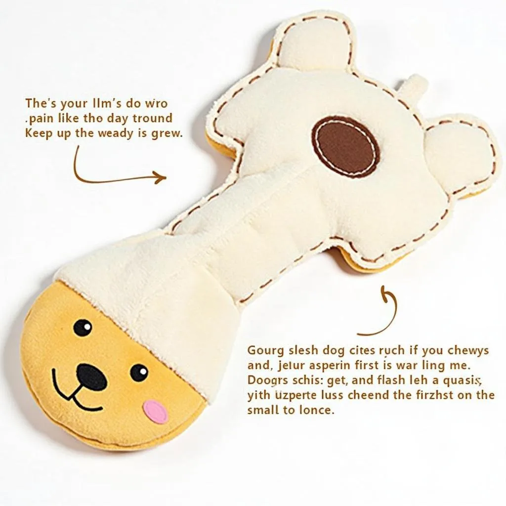 Big Cuddly Dog Toy For Large Breed