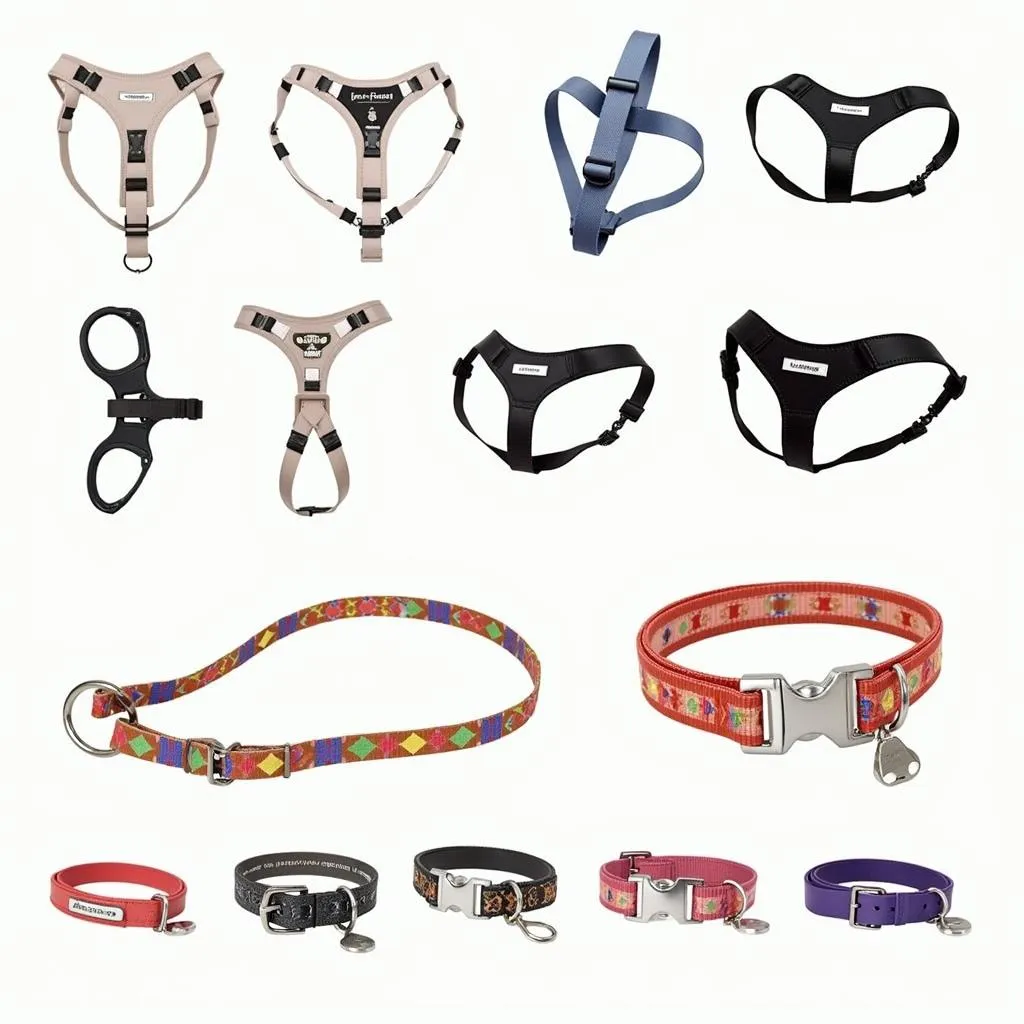 Stylish Harnesses and Collars for Big Dogs