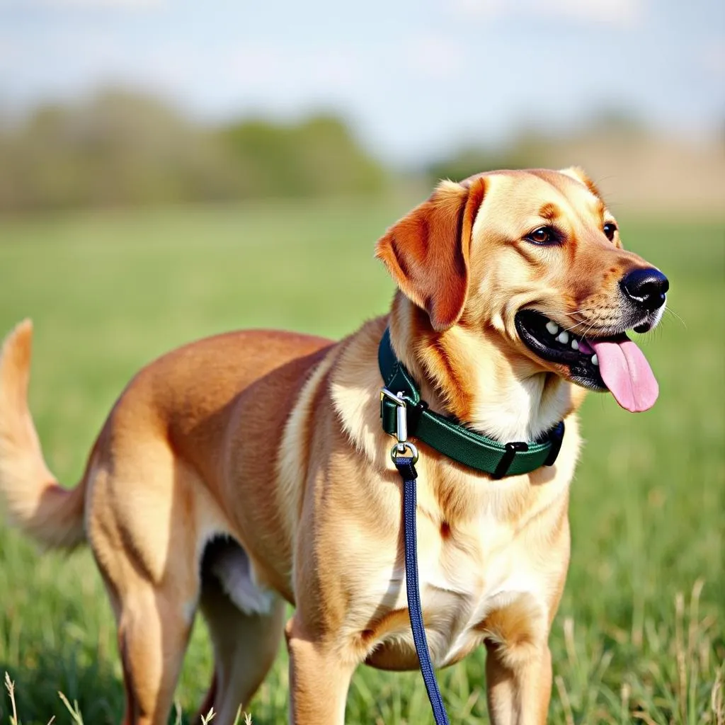 Collars and leashes for bird dogs