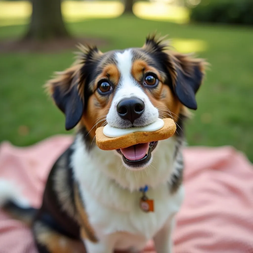 Bird Dog S'mores Treat for Dog: Enjoying Fun Activity with Your Canine Companion