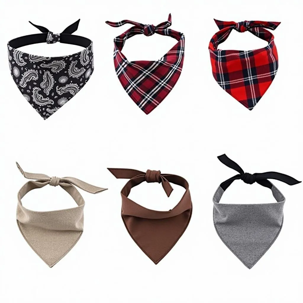 Types of Boy Dog Bandanas