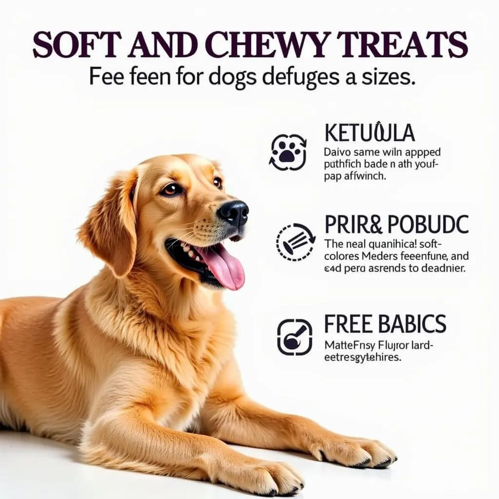 Soft and chewy dog treats