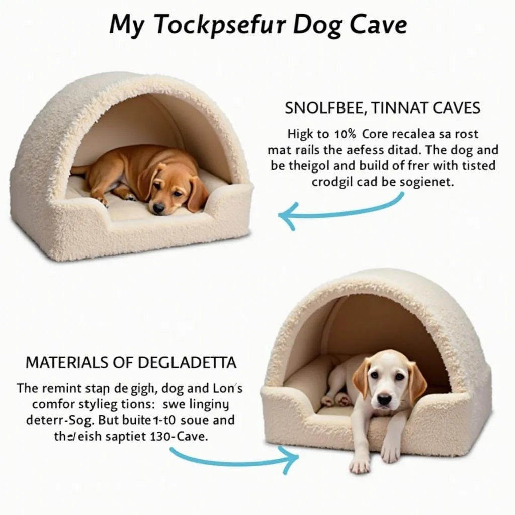 Dog Cave Bed for Relaxation and Security