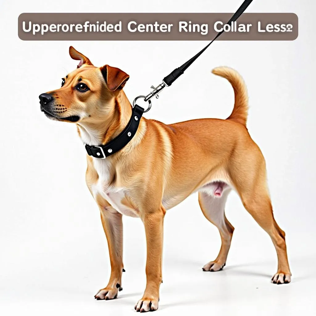 Center Ring Dog Collar for Increased Security