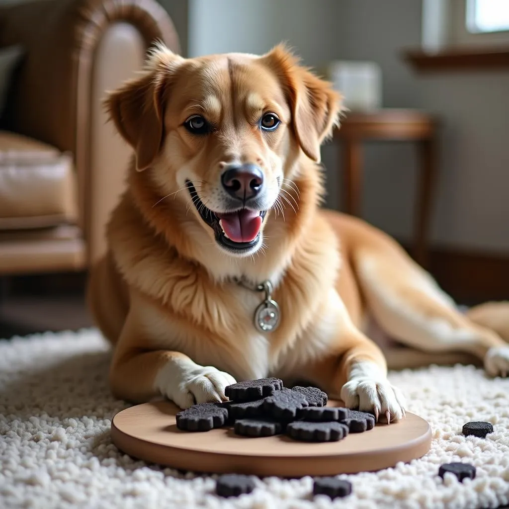 Charcoal biscuits for dogs digestive health