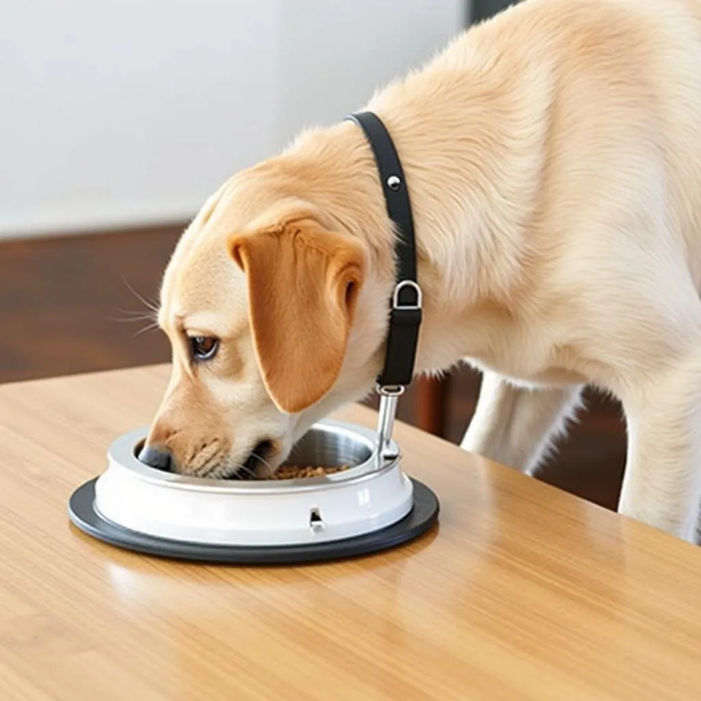 Dog plate clamp to keep food bowls steady