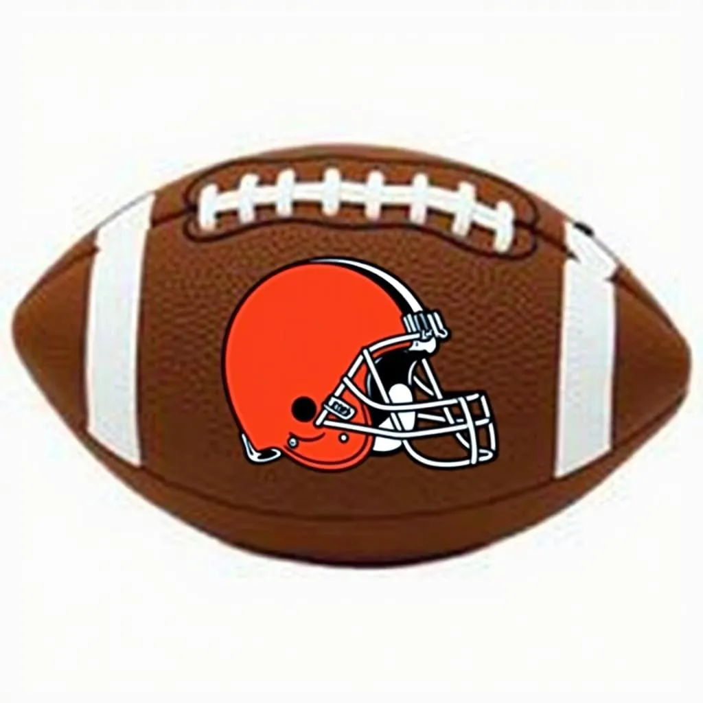 Cleveland Browns Dog Toy Football