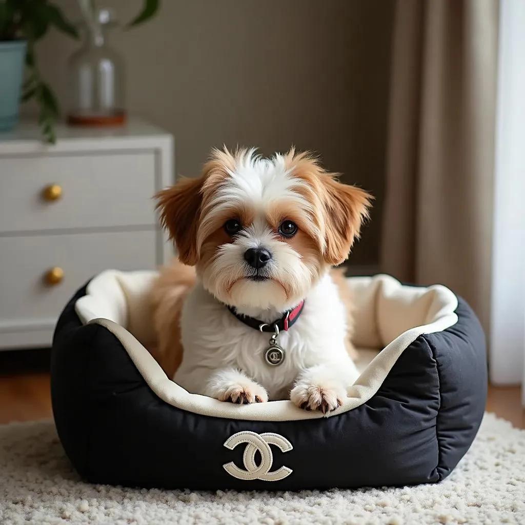 Coco Chanel Dog Accessories: Luxury Dog Beds for a Comfy Sleep 