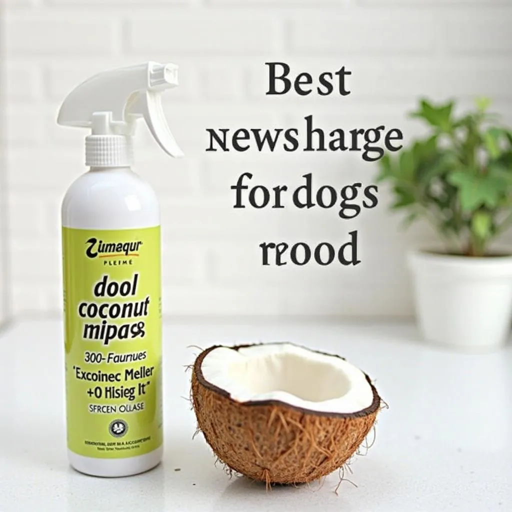 Coconut spray for odor control in dogs: Natural alternative to chemical-based solutions