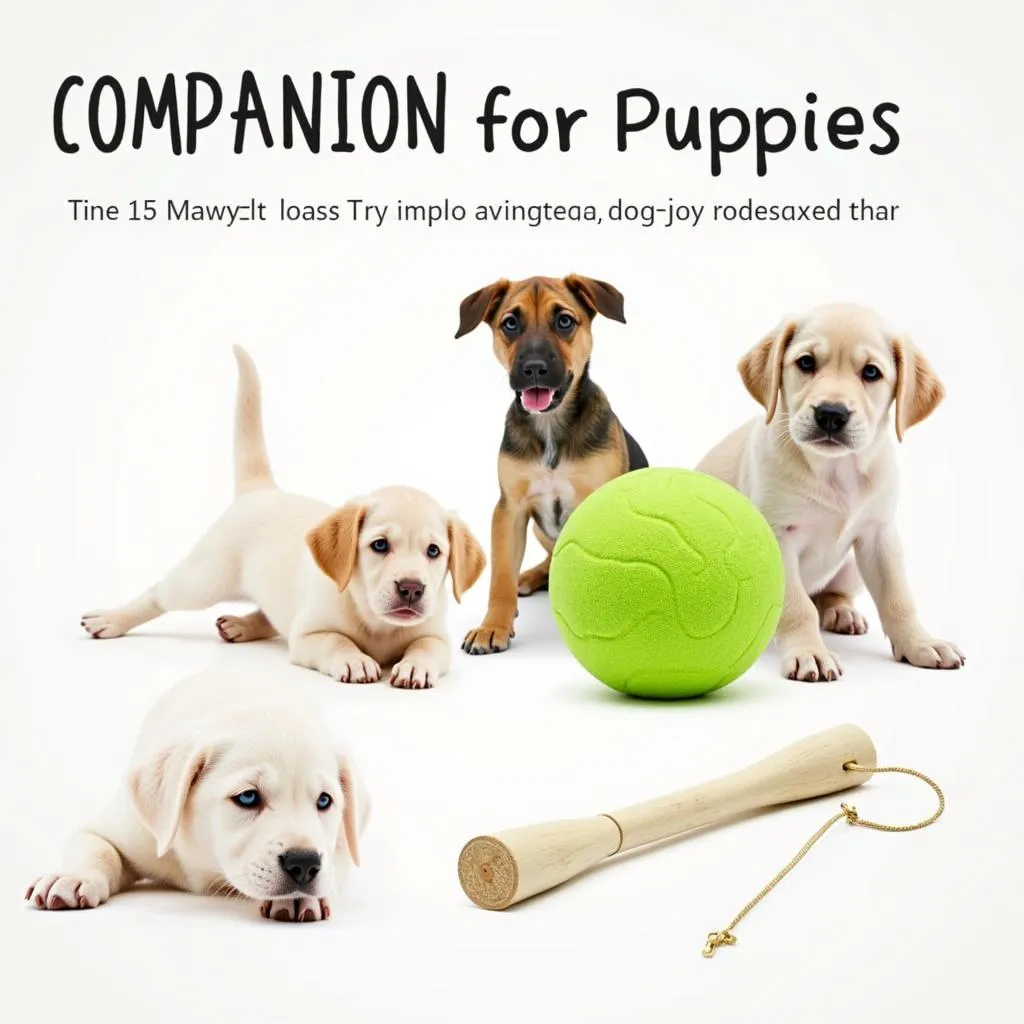 Puppy-Safe Companion Dog Toys for Playful Pups