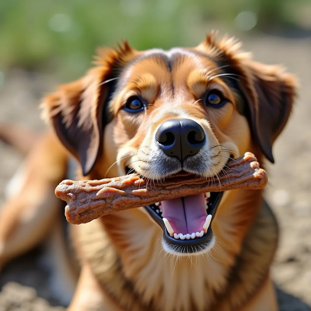 High-protein crocodile treats for dogs