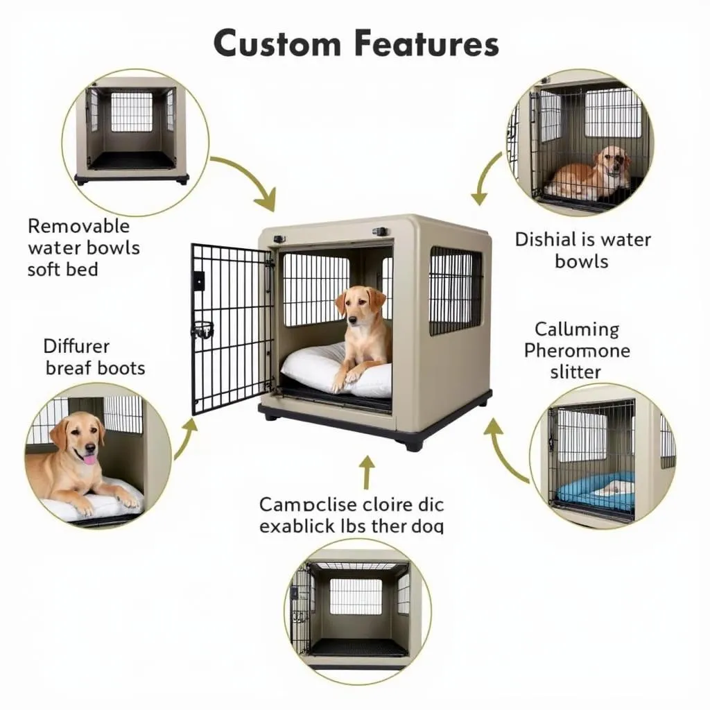 Custom Dog Crate Features for Comfort and Security