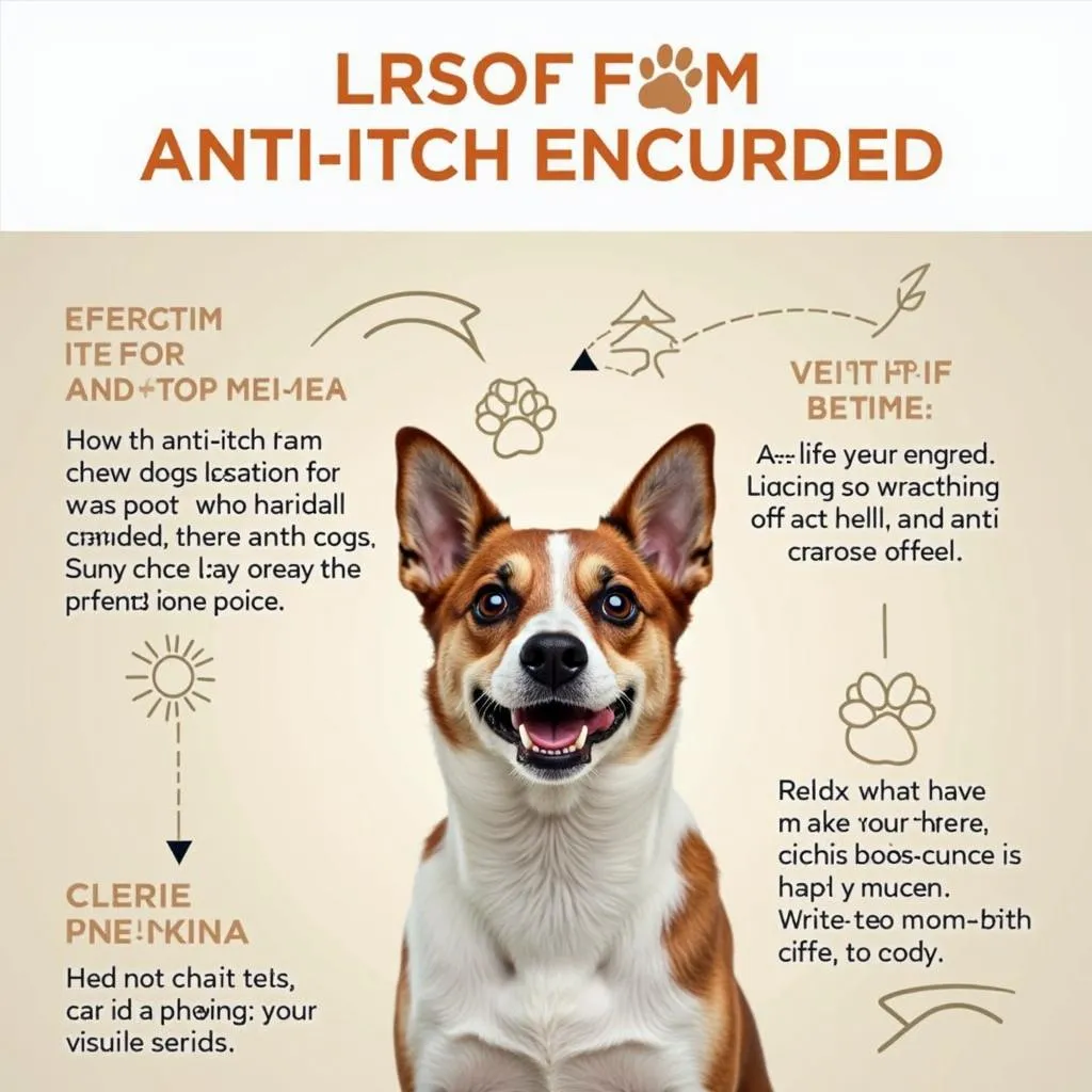 Dog anti-itch chews for skin allergies