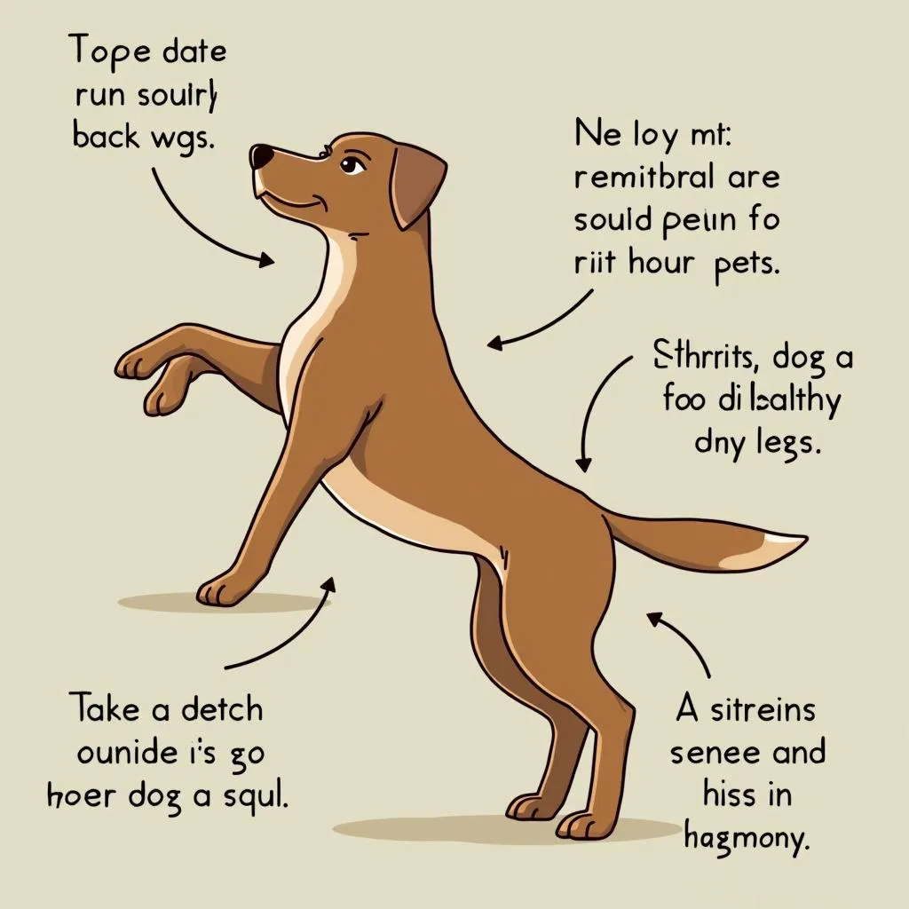 Dog's back legs and their spiritual connection