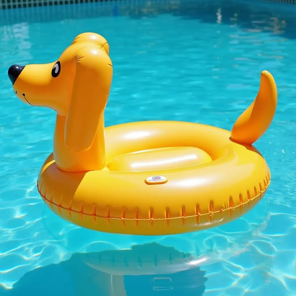 Large Dog Balloon Pool Float for Swimming