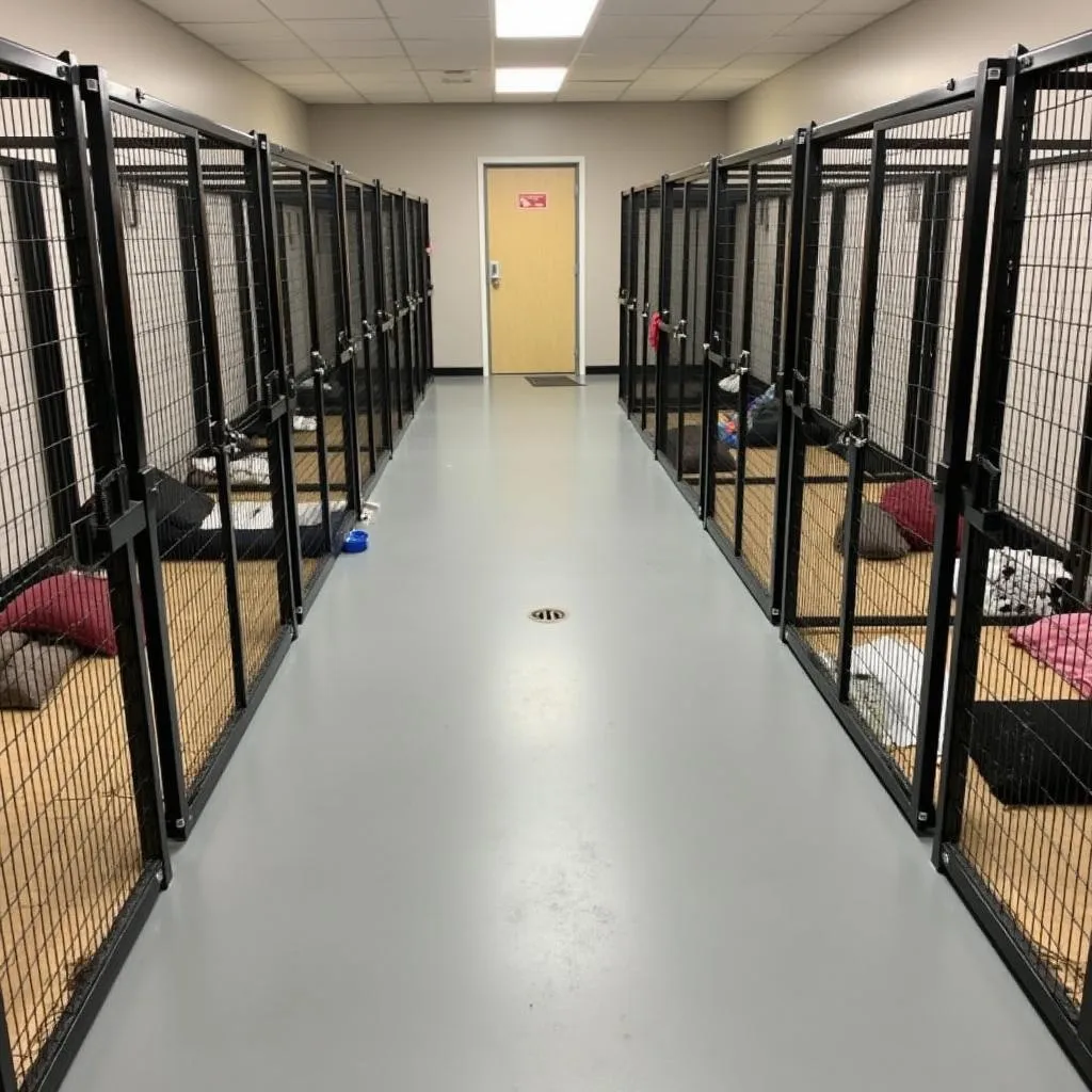 Helena MT Dog Boarding: Interior of a Clean and Comfortable Kennel