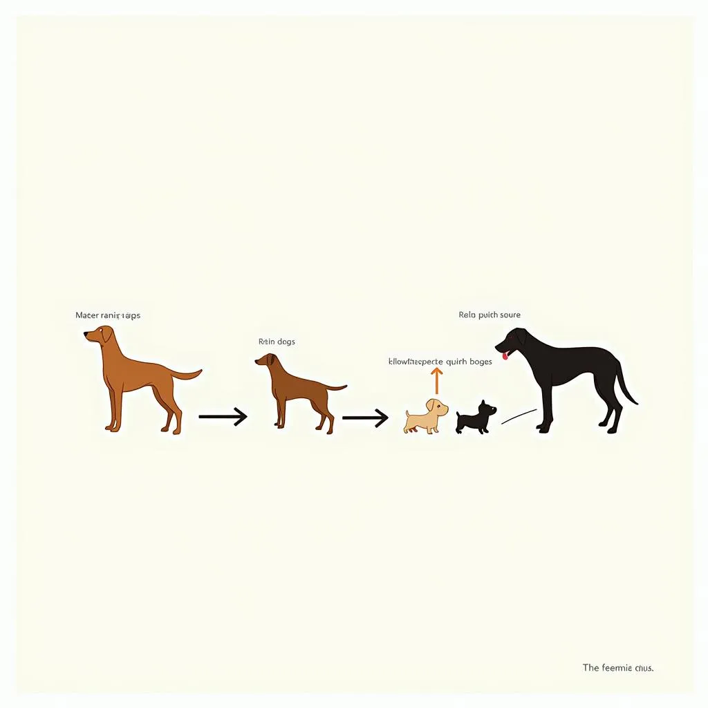 Dog Breeding Process Illustration