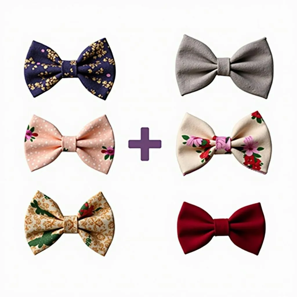 Dog Collar Bow Ties for Small Dogs