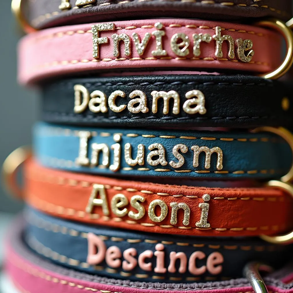 dog-collar-styles-with-personalized-name-embroidered