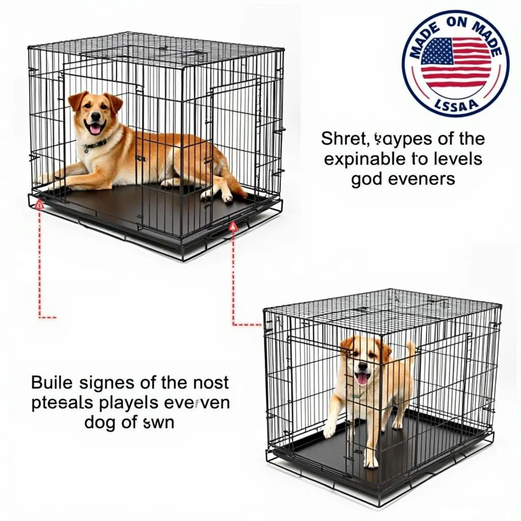 Dog crate made in USA - Quality & Durability