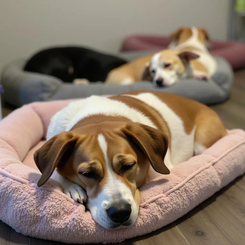 Dog daycare in Bloomington, IL: Naptime for dogs