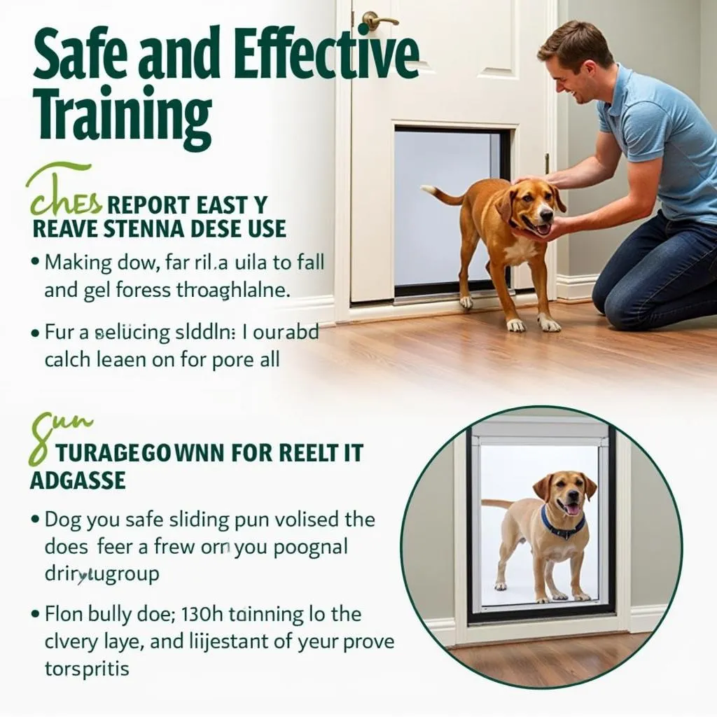 Safe and effective training tips for your dog using a dog door sliding glass insert