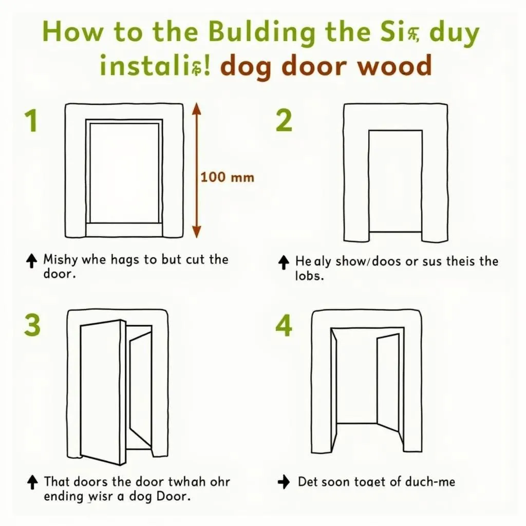 Dog door wood installation guide