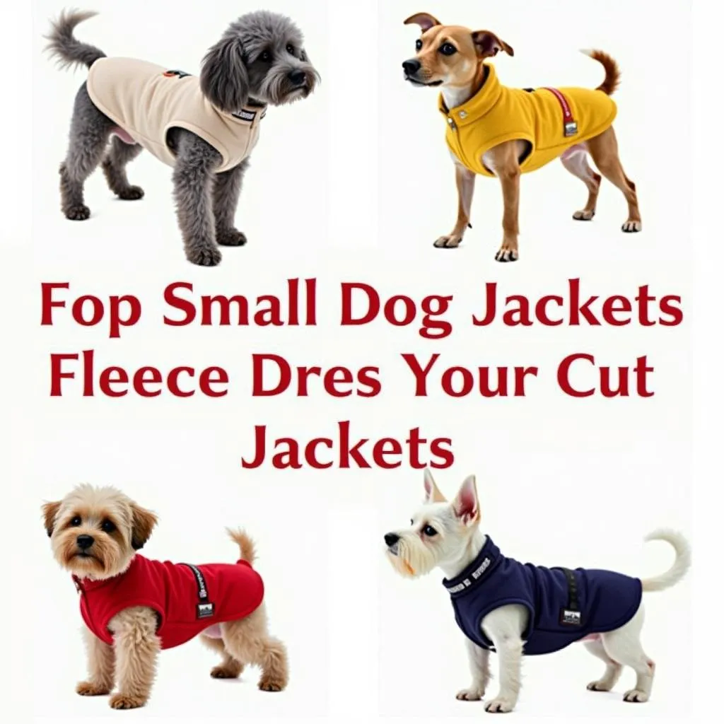 Dog Fleece Jackets for Small Breeds