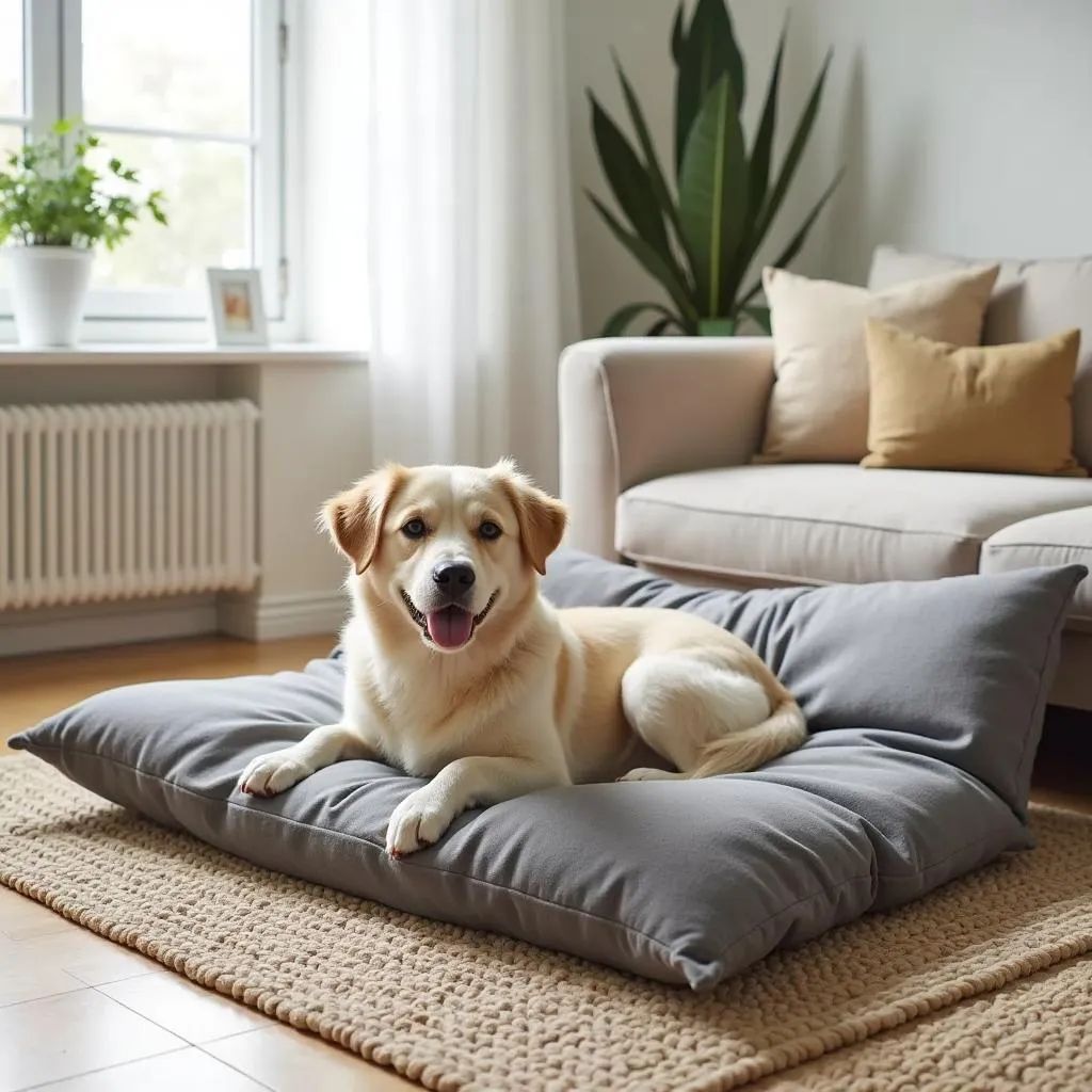 Versatile dog futon bed