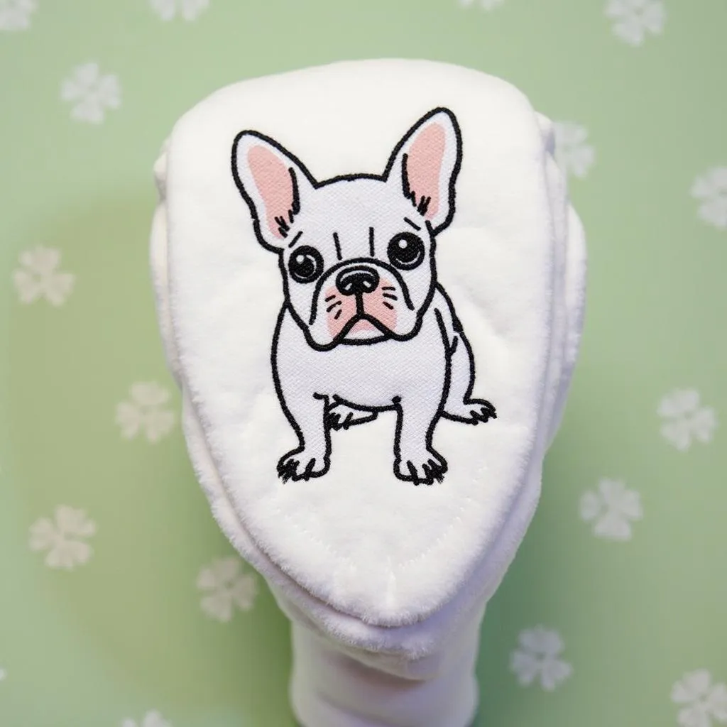 Custom Dog Golf Headcover French Bulldog