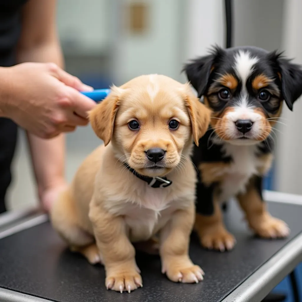 Puppy grooming class in NYC