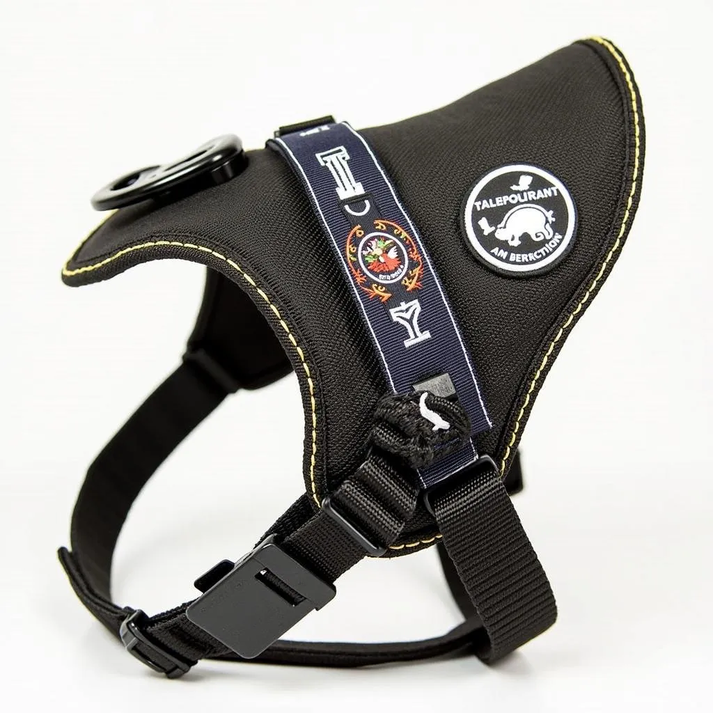 Dog Harness with Custom Velcro Patches