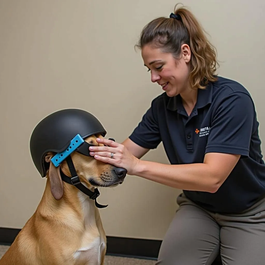 Dog Helmet for Blind Dog Training