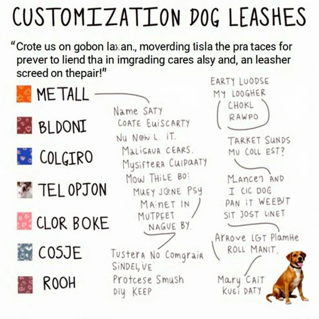 Customize Your Dog Leash - Options and Ideas