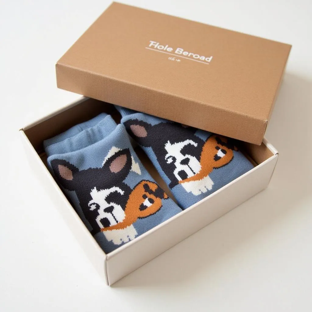 tips for giving dog photo socks as a thoughtful gift