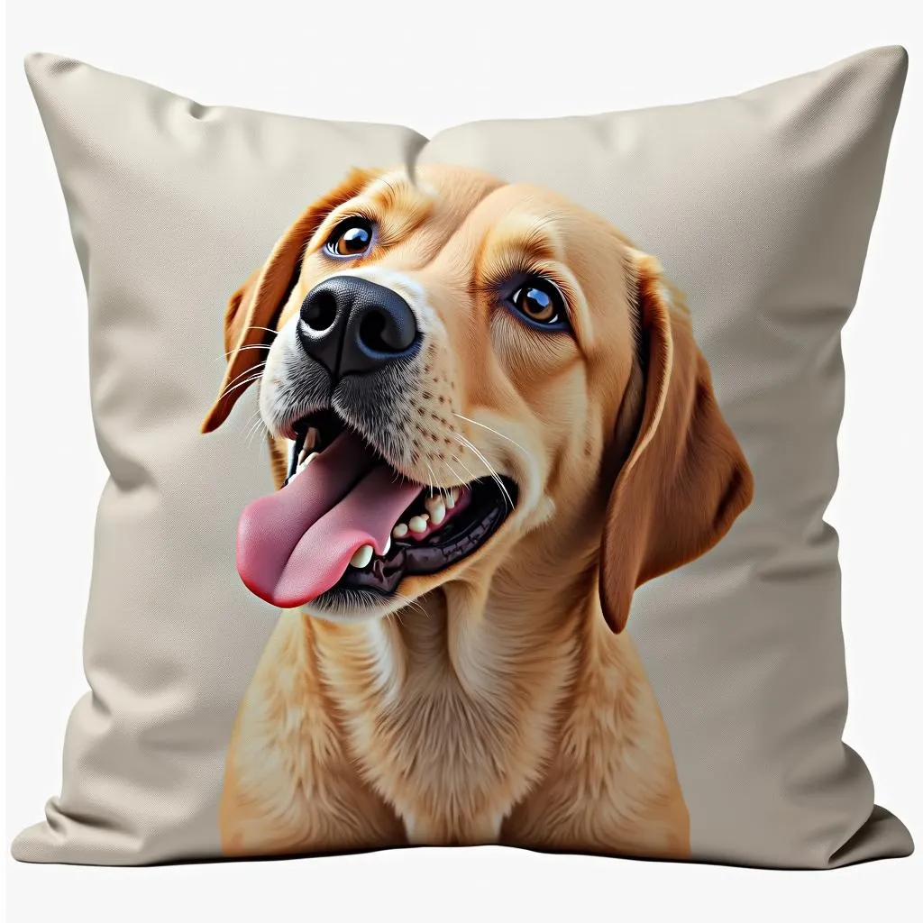 Personalized Dog Picture Pillow for Memory Gift