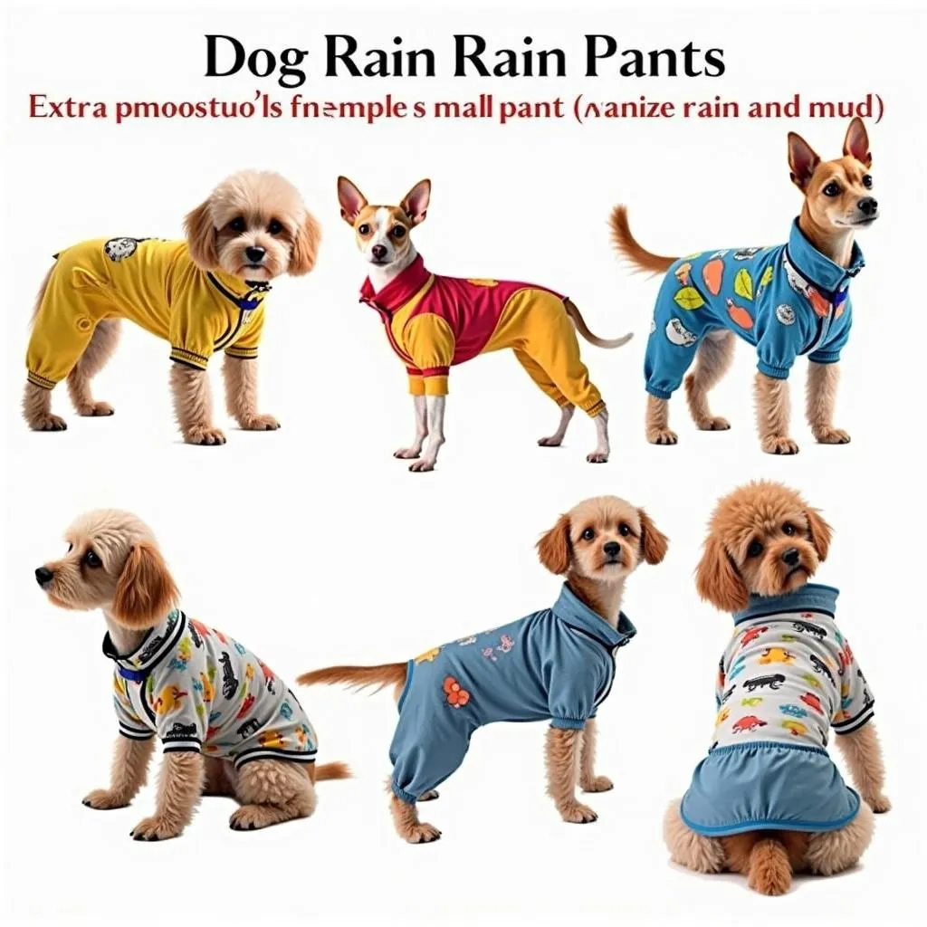 Dog Rain Pants For Small Breeds