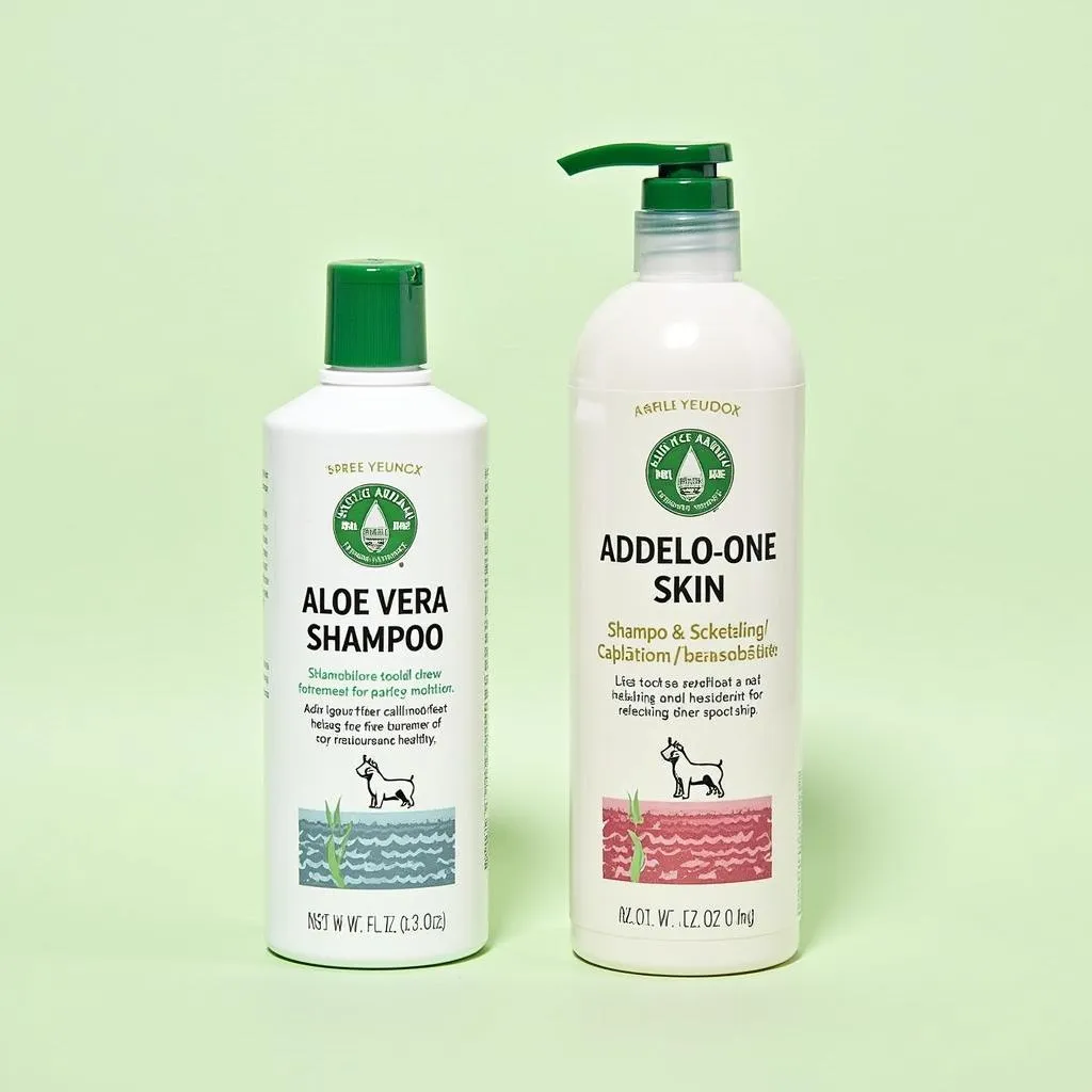 Dog Shampoo for Sensitive Skin with Aloe Vera