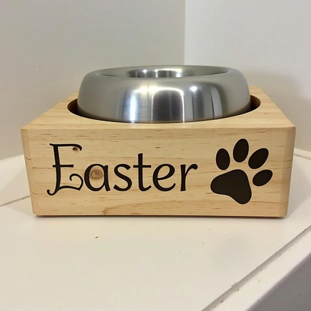 Custom Dog Signature Drink Sign for Water Bowl