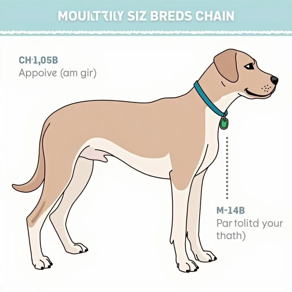 Dog tag chain length guide for medium dogs