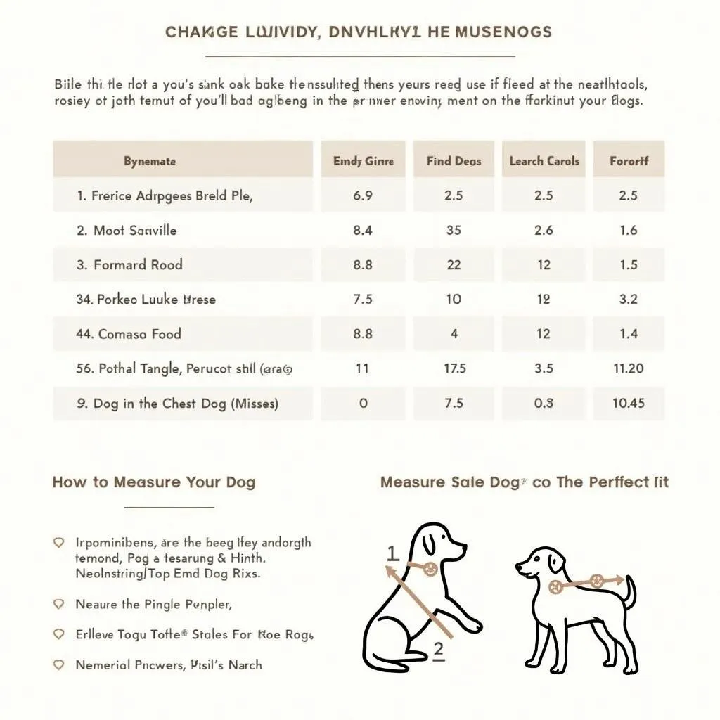 Dog Turtle Neck Sizes Guide Chart